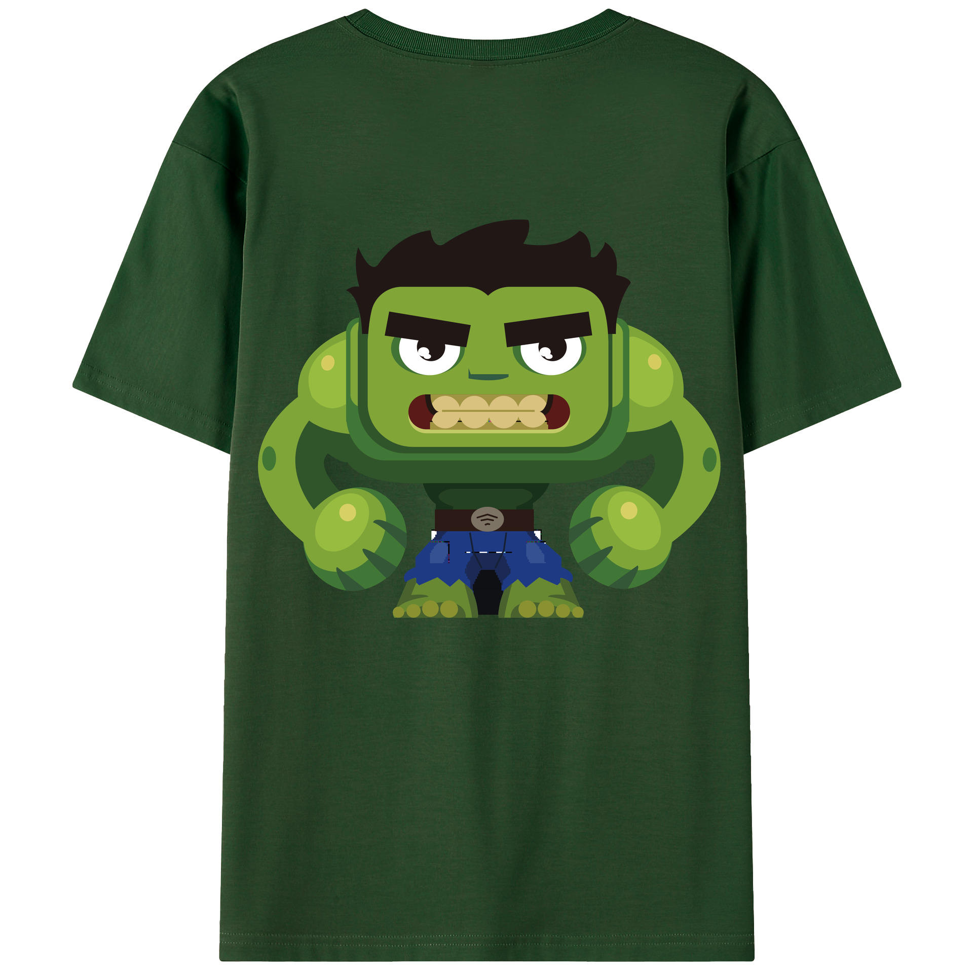 （画像用） アベンジャーズ The Avengers 綿100％半袖Tシャツ（背面プリント）